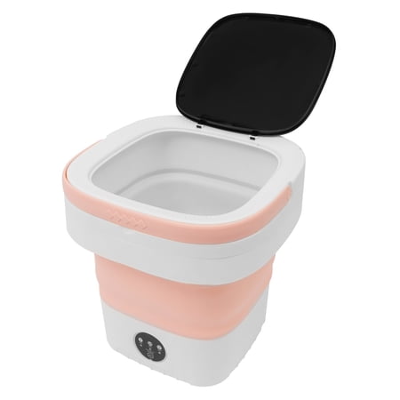 Portable Washer Machine, Mini Washing Machine 12.68 Gallon, Pink, Portable Washer, ABS PP Material, for Underwear Socks, Dorm Apartment Travel Compact Washer