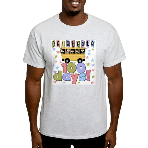 CafePress - Celebrate 100 Days Of School Light T Shirt - Light T-Shirt - CP