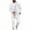 White, variant on VBTAPA Men's Waffle 2 Piece Outfits Long Sleeve Button Shirts Sweatpants Suit Solid Casual Tracksuit Sets with Pockets Prime Sales Today Black L