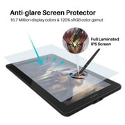 Huion KAMVAS 13 13.3 FHD IPS Graphics Tablet، 8192 حساسية الضغط، حامل، بنفسجي