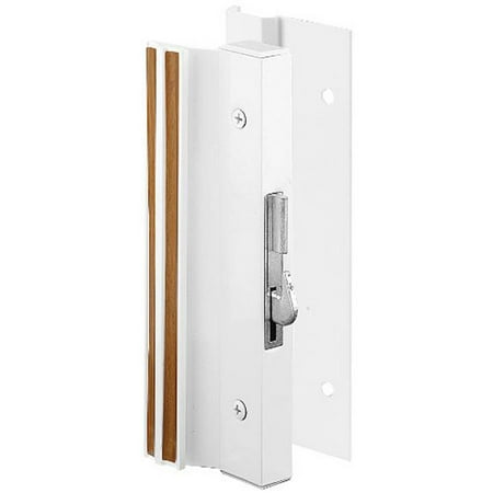 Surface Mount Door Knocker Prime-Line C 1203 Sliding Glass Door Handle Lock, Hook Style, Surface Mount, White, Aluminum ()