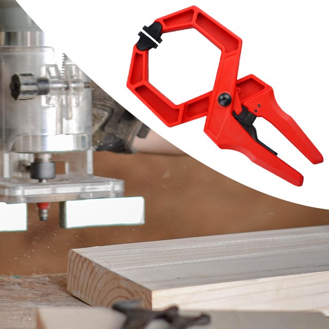 Abrazadera de con Trinquete, Herramienta de Mano, Trinquete, Herramientas de Bricolaje Ligeras Y Fuertes, Abrazaderas de para Manualidade 90 mm de profundidad de garganta shamjiam abrazadera de trinquete