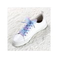 thumbnail image 6 of INSPIRE CHIC Women's 2.5cm Wide Flat Shoelaces Gradient Color Organza Shoe Strings 150cm/59" Blue Purple, 6 of 6