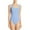 Light Blue, variant on Ohufall One Piece Bathing Suit for Women Women Push Up Padded Bikini Swimsuit Training Athletic Swimwear Sport Tank Swimwear Tummy Control Bathing Suits