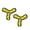 Yellow, variant on Tuffy Jr Boomerang Yellow Bone Durable Plush Squeaky Dog Toy
