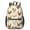 Rooster Cream Pattern, variant on Rooster and Snowflake Blue Pattern 17" School Backpacks for Teens,Waterproof Oxford Fabric,S-Shape Padded Straps for School,Travel,Hiking,Camping