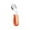 C, variant on Forks and Spoons Short Handled Fork Spoon 316 Stainless Steel Elbow Training for Childrens Tableware Learning to Spoons and Complementary Food