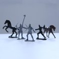 thumbnail image 3 of juguetes de caballero medieval juguete de acción figura en miniatura de película pequeña, 3 of 9
