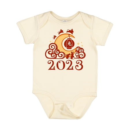 

Inktastic 2023 Chinese New Year Rabbit Gift Baby Boy or Baby Girl Bodysuit