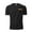 Black, variant on Mens T-Shirt Casual Summer Trendy Shirts Crewneck Short Sleeve Tees with Pocket