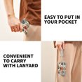 thumbnail image 5 of JIALIOU Nylon Trifold Card Wallet with ID Window Zipper Pocket for Men Women Teen Santa Claus Gift Tree, 5 of 7