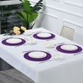 thumbnail image 7 of Round Placemat Heat Resistant & Wrinkle-Free Dining Table Decor Placemat For Home & Weddings Small Stars, 7 of 7