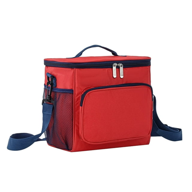 Transemion Sac Léger Tissu Oxford Facile à Nettoyer et Isolé Isolation Thermique Polyester Isolé Rouge 1Set