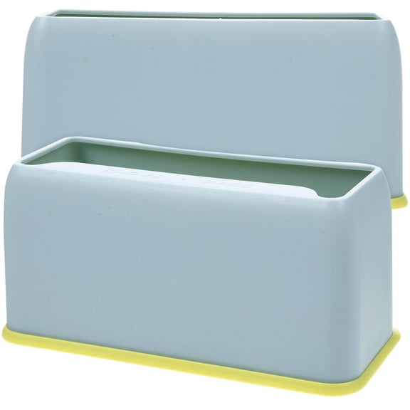 OFFIGAM 2-Pack Plastic Litter Scoop Holders Sky with Stable Base for Home and Pet Use