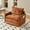 Brown, variant on MOONMISS Chenille Upholstered 360°Degree Swivel Mid Century Modern Arm Chair for Living Room-Gray