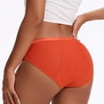 thumbnail image 4 of 1 Piece Leak-Proof Period Panties for Women, Mid-Waist Cotton Menstrual Underwear with Absorbent Layer for Everyday Comfort & Security Ginger XL, 4 of 8