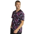 thumbnail image 7 of Tooniforms Scrubs Top For Men V-Neck Print Plus Size TF730, 2XL, Metallic Mickey, 7 of 7