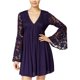 thumbnail image 1 of Vestido de muñeca de ganchillo American Rag para mujer azul grande, 1 of 1