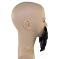 thumbnail image 6 of HPO Adult Men's Black Fake Beard Facial Hair, with Fire-Resistant, 4 in (100 Piece), 6 of 6
