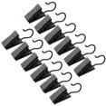 thumbnail image 1 of Juego de clips para cortinas JANYUN de acero inoxidable, paquete de 120, color negro, 1 of 7