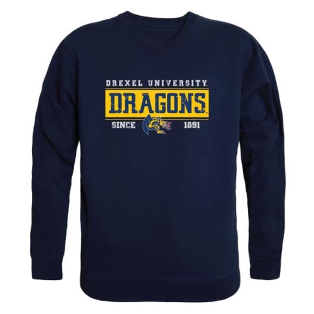 W Republic 544-215-NVY-05 Drexel University Campus Crewneck Sweatshirt, Navy - 2XL