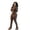 coffee, variant on Women Sporty Bodycon Two Piece Set Long Sleeve Crop Top and Flare Pants Outfit