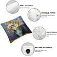 thumbnail image 4 of COMIO 2-Piece Short Plush Pillowcase Set, Printed on Both Sides, Vase with Lilac Design White, 4 of 6