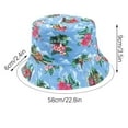 thumbnail image 3 of Herrnalise Summer Sun Protection Fashion Flower Outdoor Sun-hat Fisherman Bucket Hat Cap, 3 of 4