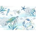 thumbnail image 3 of Coulter, Cynthia 24x17 Black Modern Framed Museum Art Print Titled - Great Blue Sea I, 3 of 5