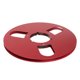 thumbnail image 2 of Carrete De Cinta De Grabación, Rojo Resistente A La Flexión Reemplazo De Carrete Vacío De 10 Pulgadas Piezas De Máquina De Apertura De Bajo Ruido De aleación De Aluminio Para, 2 of 7
