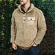 thumbnail image 2 of Suéter de felpa de franela para hombre de otoño e invierno Suéter de bolsillo con botones Casual Pompotops oipoqjl19925, 2 of 7