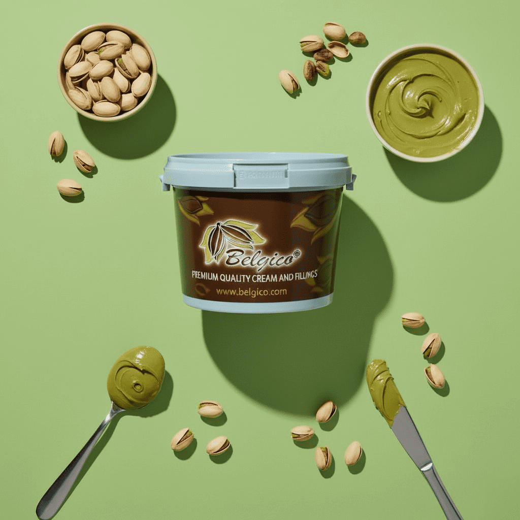 Belgico Pistachio Cream Paste Gourmet Spread 1-Pack 8.8 lbs