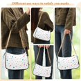 thumbnail image 4 of FORMRS Womens Shoulder Bag with Chain Strap Clutch Purse Cute Tote Handbag, White Retro Pattern, 4 of 7