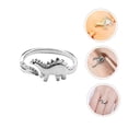 thumbnail image 3 of Minkissy 1Pc Plated Dinosaur Ring Durable Alloy Opening Finger Band Fashion Accessory, 3 of 8