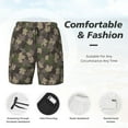 thumbnail image 3 of Fotbe Camouflage maple Men’s Swim Trunks Quick Dry Swim Shorts Board Shorts with Mesh Lining-Small, 3 of 9