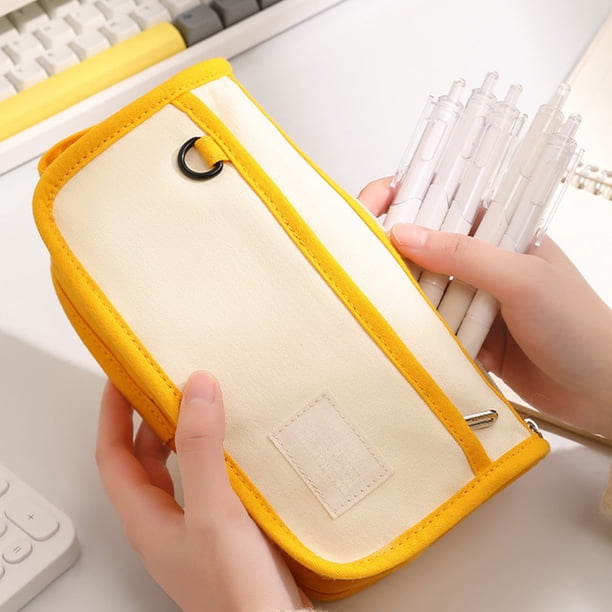 Estuche De Lona De Gran Capacidad, Multifuncional, Con Cuerda Para Colgar, Duradero Y Port Til, Para Estudiantes Y Oficina, Para Organizar Herramientas De Dibujo, Bolsa De Almacenamiento