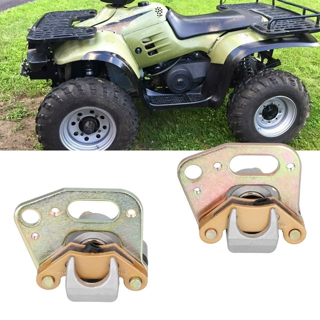 Aramox Front Brake Caliper Set, Pair Of ATV Front Aluminum Alloy Brake Caliper Assembly Left Right Replacement For Sportsman 500 W/Pads