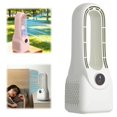 thumbnail image 2 of EaseDay Bladeless Fan Quiet Small Desk Fan for Home and Office Desktop Fan Personal Cooling Tabletop Fan for Bedroom Nightstand, 1-Pack, 2 of 6