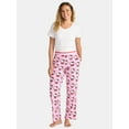 thumbnail image 2 of Hello Kitty Women's and Women's Plus Print Velour Sleep Pants, Sizes XS-3X, 2 of 5