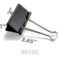 thumbnail image 2 of Officemate Grand Liant Clips, 2 Pouces de Large, 1 Pouce de Capacité, Boîte de 12 (99100), 2 of 5