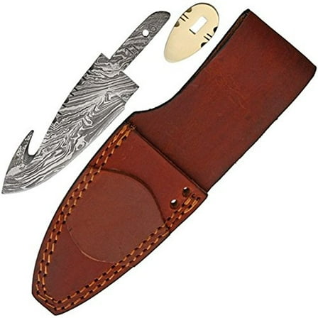 Damascus Guthook With Sheath