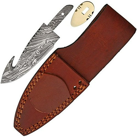 Damascus Guthook With Sheath