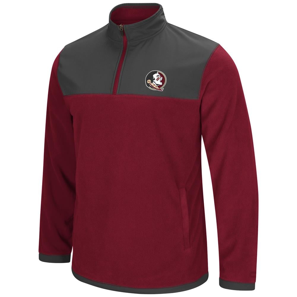 FSU Florida State University Men's Full Zip Fleece Jacket by Colosseum