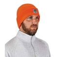 thumbnail image 3 of 6806 Orange 6806 Cuffed Rib Knit Beanie Hat, 3 of 4