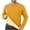 (Basic)Yellow, variant on YODETEY Mens and Big Mens Fleece Crew Neck Sweatshirtirt with Medium Weight, Lightweight Basis Pullover Mens Thermal Long Sleeve Tops ,Big and Tall Navy,Size XL