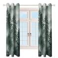 thumbnail image 4 of Nature Forest Window Blackout Curtain 3d Printed Blackout Curtain Bedroom Living Room Hotel Window 2 Panel Shade, 4 of 6