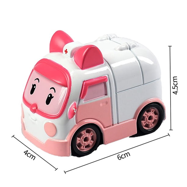 Robot de juguete para niños, figura de acción de Metal, Robot Poli, Roy, Anime, coche de dibujos animados, regalos de cumpleaños, Corea, Silverlit
