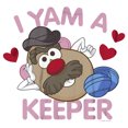 thumbnail image 2 of Boy's Mr. Potato Head I Yam A Keeper  Graphic Tee White Large, 2 of 4