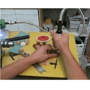 TOPCHANCES TM-2 Jewelry Rock Polishing Buffer Machine Bench Lathe Polisher Kits Rock Tumbler Gem Tools Grinder 200W