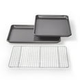 Chicago Metallic Professional Jelly Roll Pan Set of 2 with Bonus